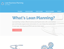 Tablet Screenshot of leanplan.com